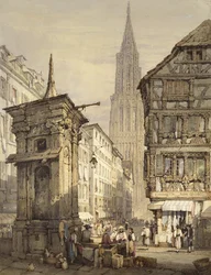Eine Ansicht in Straßburg, 1822